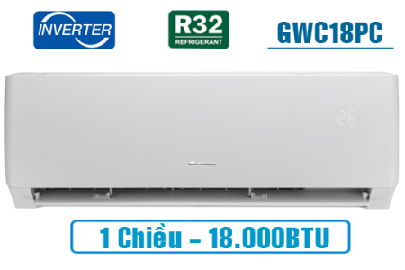 Điều hòa Gree 18000BTU 1 chiều inverter GWC18PC-K3D0P4