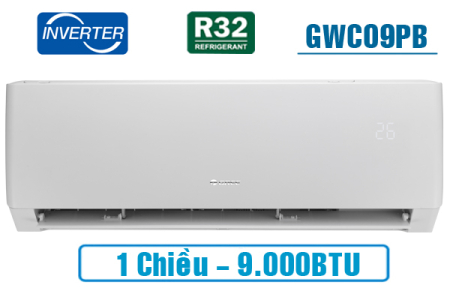 Điều hòa Gree 9000BTU 1 chiều inverter GWC09PB-K3D0P4